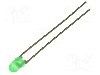 Dioda LED, 3mm, verde, 5,6...85mcd, 10mA, 2,1...2,6V, LITEON - LTL-4231