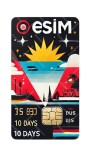 ESIM Antigua and Barbuda, Unlimited Plus, 10 Days