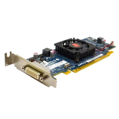Placa video PCI-E ATI Radeon 6350 512MB, DMS-59, low profile design + Adaptor cablu video DMS 59 la 2x DVI foto