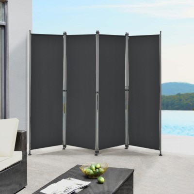 Paravan SCH negru 215 x 170 cm [pro.tec] HausGarden Leisure foto