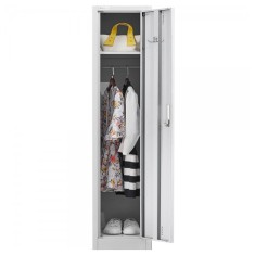 Vestiar metalic Premium 1 usa 300x450x1800 mm (LxlxH), neasamblat, Extra Plus