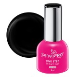 Cumpara ieftin Oja Semipermanenta One Step Brilliant Gel SensoPRO Milano 8ml, Black Diamond #02