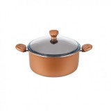 CRATITA ROTUNDA CU CAPAC 22CM DIVERSE CULORI, CU CAPAC PYREX