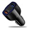 Incarcator Auto Huawei P9 Lite Dual USB Si USB Tip C Negru