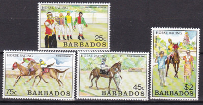 Barbados 1990 cai calarie MI 753-756 MNH foto