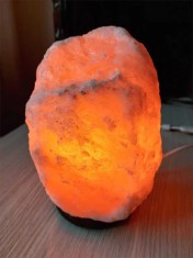 Lampa din sare de Himalaya 15W/230V, H-20cm L-14cm 2Kg stare excelenta