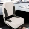 Scaun barcă 2 buc. piedestal reglabil &icirc;nălțime rotativ la 360&deg;