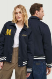 Cumpara ieftin Mercer Amsterdam jacheta de bumbac culoarea albastru marin, de tranzitie