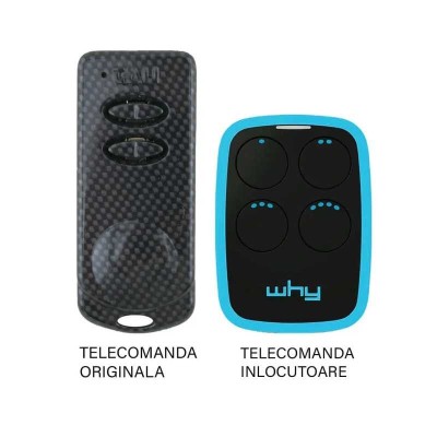 Telecomanda poarta garaj de 2 si 4 canale cod saritor 433.92MHz TAU 250-K-SLIM-RP compatibila cu originalul (851) foto