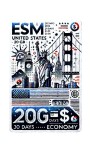 eSIM SUA 20GB, 30 Zile - Date Mobile Turism, Moneda Electronica, eSIM America, Date Valide 30 Zile