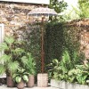 VidaXL Parasol Balinez 260 Crem 95-100 cm Bumbac și lemn masiv 3356909