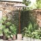 vidaXL Parasol Balinez 260 Crem 95-100 cm Bumbac și lemn masiv 3356909
