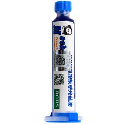 Pasta UV Mascare Mechanic, 10ml, Albastra foto