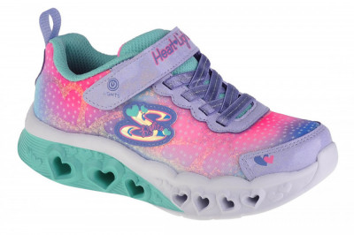 Pantofi pentru adidași Skechers Flutter Heart Lights 302315L-LVMT multicolor foto