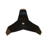 Cumpara ieftin Cutit Concasor pentru Motocoasa, Red Mountain, Diametru Gaura Centrala 20 mm, Grosime 4 mm, 3 Dinti