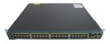 Switch Cisco Catalyst WS-C2960S-48LPD-L, 48 porturi RJ45 de 1 Gb cu PoE+, 2 porturi SFP+ de 10 Gb, cu urechi de montare &icirc;n rack