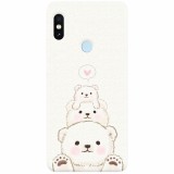 Husa silicon pentru Xiaomi Mi A2, Family Bear