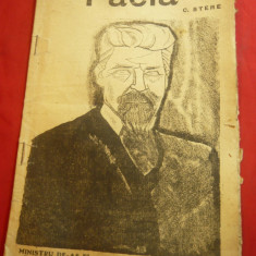 Revista Facla 26 nov.1911 cu o caricatura a lui C.Stere -om politic