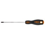 Surubelnita Pozidrive PZ2 x 200 mm cu varf magnetic si maner ergonomic CrMo