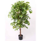 Emerald Arbore liana Ficus artificial &bdquo;Deluxe&rdquo; 140 cm &icirc;n ghiveci GartenMobel Dekor