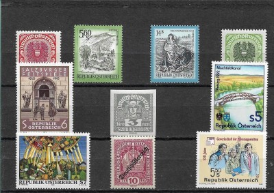 C5983 - lot timbre nestampilate MNH Austria foto