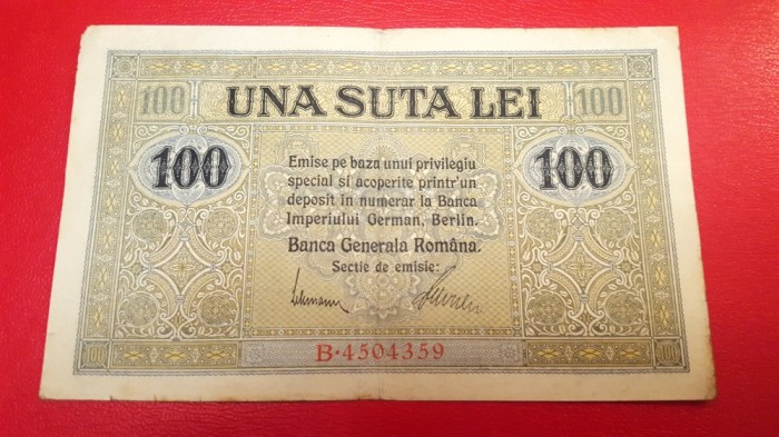 100lei 1917 BGR