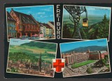 CPIB 25276 CARTE POSTALA - FREIBURG, MOZAIC, TELECABINA, DANTELATA, KRUGER, NECIRCULATA
