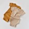 Set de 2 body-uri cu maneca scurta din bumbac organic si modal - Mustar/ Somon BabyCosy (Marime: 18-24 Luni)