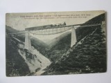 Carte postala Apoldul Mare(Sibiu):Podul dracului peste raul tiganilor circ.1933, Circulata, Printata