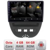 Navigatie Citroen C1 Peugeot 107 Toyota Aygo 2005-2014 Android Octa Core 720p 4+64 DSP 360 camera carplay android auto CarStore Technology