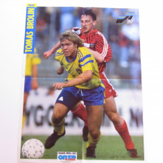 Poster fotbal - jucatorul TOMAS BROLIN (Suedia)