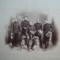 Fotografie pe carton, Voluntarii Corpului Magheru la Campina in 1896, cu autografele ofiterilor