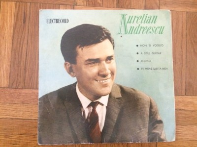 aurelian andreescu non ti voglio single disc 7&amp;quot; vinyl muzica usoara EDC 505 VG foto