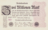 Bancnota Germania 2.000.000 Marci 9.8.1923 - P104b aUNC ( unifata )