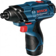 Bosch GDR 120-LI Masina de insurubat cu impact cu acumulator + 2 x Acumulatori Li-ion 1.5Ah + Incarcator AL 1215 CV + Valiza profesionala - 3165140888