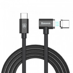 Cablu de date/incarcare Baseus, Magnetic USB-C to USB-C, 1.5 m, Negru (RESIGILAT) foto