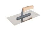 Gletiera inox Kubala WOOD LINE 130x270 mm, cu maner din lemn