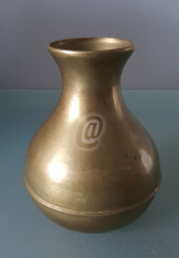 Vaza bronz masiv, 14 cm foto