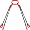 Lant ridicare greutati cu 4 brate, Capacitate 5 tone, Lungime 1.5 m, G80 Mn