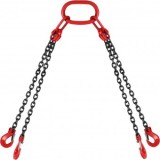 Lant ridicare greutati cu 4 brate, Capacitate 5 tone, Lungime 1.5 m, G80 Mn