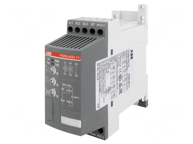Softstart 208-600VAC pentru șină DIN 4kW 9A PSR