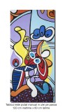 Tablou la comanda pictat manual, Nude and still life - 120x60cm ulei pe panza, reproducere Pablo Picasso