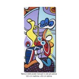 Tablou la comanda pictat manual, Nude and still life - 120x60cm ulei pe panza, reproducere Pablo Picasso