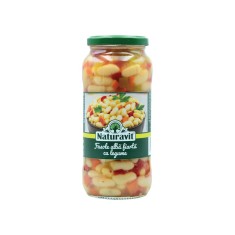 Fasole Alba Fiarta cu Legume Naturavit, 580 ml foto