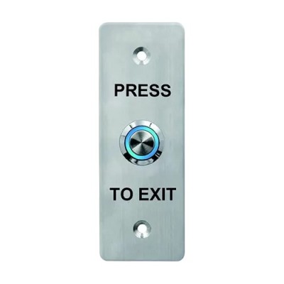 Buton de iesire, montaj ingropat, inox, LED, NO-NC-COM, IP65, 115 x 40 mm CSB-408LW foto