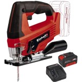 Einhell TC-JS 18 Li PXC + Starter Kit - Fierastrau pendular + Set 1 acumulator si incarcator Li-Ion 18 V 4 Ah