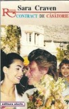 Carte Contract de casatorie Sara Craven editura alcris colectia romantic 1995 coperta cartonata editie veche