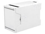 Carcasă pentru șină DIN ABS gri IP20 109x55x75mm
