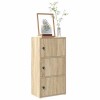 VidaXL Bibliotecă, stejar sonoma, 40x24x77 cm, lemn prelucrat 860366