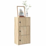 VidaXL Bibliotecă, stejar sonoma, 40x24x77 cm, lemn prelucrat 860366